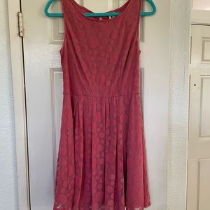 Pink Polk dot Lauren Conrad dress